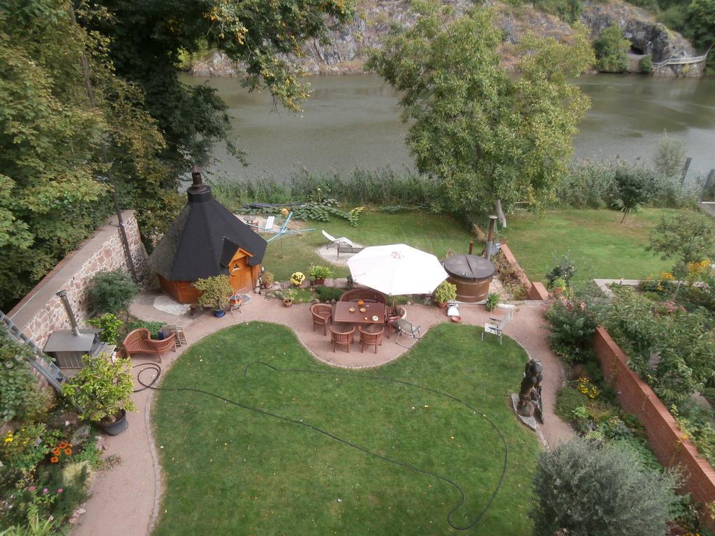 Ferienwohnung Saaleblick Halle (Saale) Exterior foto